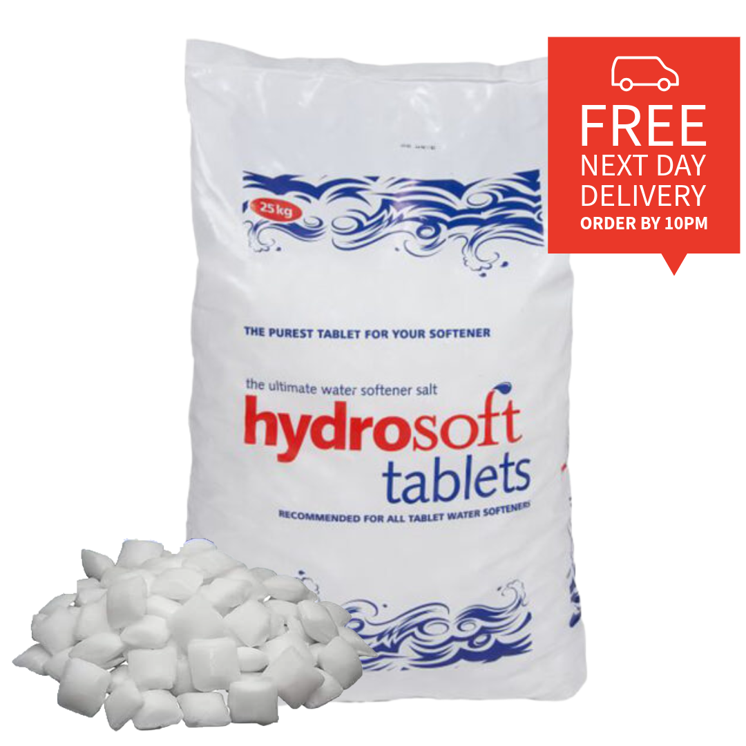 Hydrosoft Water Softener Salt Tablets 25kg - 20 Bags